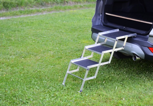 Hundetreppe 3 Tritte hergestellt in der Schweiz