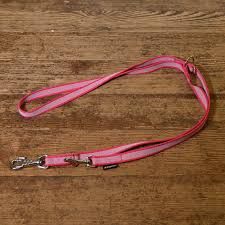 Gummierte 3m PES Doppel-Führleine weich swissmade