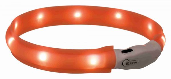 USB Flash Leucht-Halsband orange